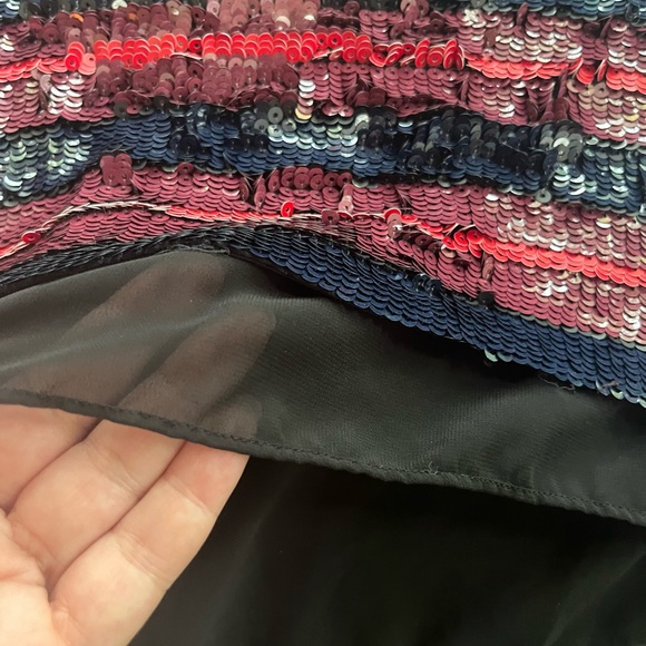 3.1 Phillip Lim Stripe Sequin Tank L - Picture 7 of 9